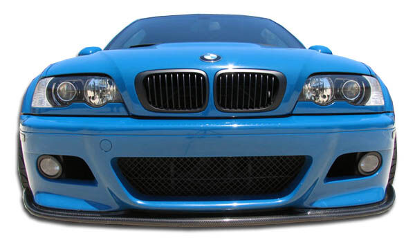 2001-2006 BMW M3 E46 2Dr Carbon Fiber HM-S Front Lip Under Spoiler Air Dam - 1 P