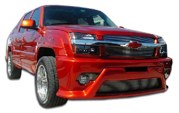 2002-2006 Chevy Avalanche (w/ cladding) Duraflex Platinum Front Bumper Cover - 1