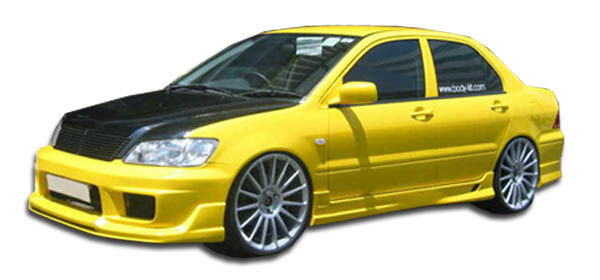 2002-2007 Mitsubishi Lancer Duraflex K-1 Side Skirts Rocker Panels - 2PC - 10036