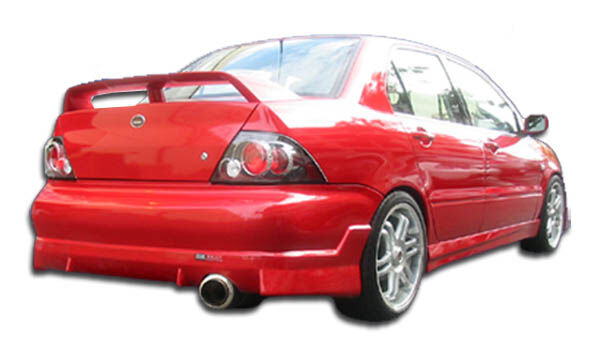 2002-2003 Mitsubishi Lancer Duraflex Walker Rear Bumper Cover - 1PC - 100371