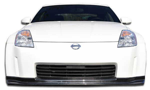 2003-2005 Nissan 350Z Carbon Fiber N-1 Front Lip Under Spoiler Air Dam - 1 Piece