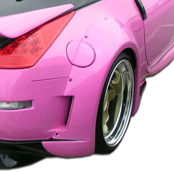 2003-2008 Nissan 350Z Duraflex Vader 3 Wide Body Rear Fender Flares - 2PC - 1022
