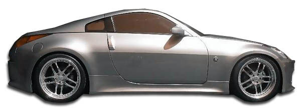 2003-2008 Nissan 350Z Duraflex V-Speed Side Skirts Rocker Panels - 2PC - 105647