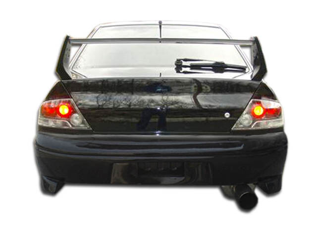 Duraflex V-Sport Style Fiberglass/FRP Rear Bumper for 2003-2006 Mitsubishi Evolution - 107210