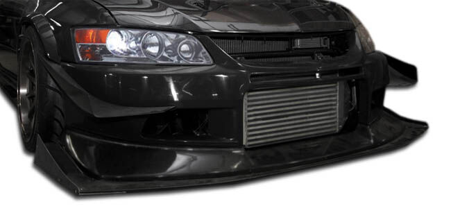 2003-2006 Mitsubishi Lancer Evolution 8 9 Duraflex VT-X Wide Body Front Under Sp