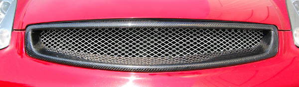2003-2007 Infiniti G Coupe G35 Carbon Fiber Sigma Grille - 1 Piece - 105666