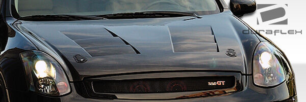 2003-2007 Infiniti G Coupe G35 Duraflex TS-1 Hood - 1 Piece