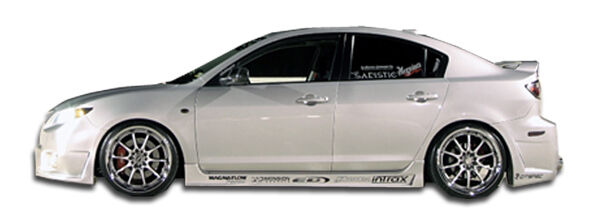 2004-2009 Mazda 3 Duraflex B-2 Side Skirts Rocker Panels - 2PC - 100564