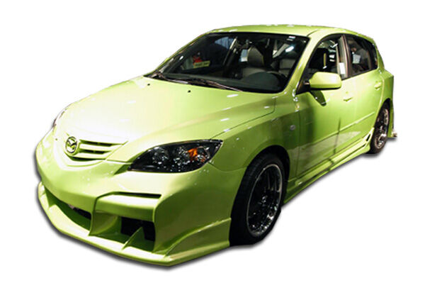 2004-2009 Mazda 3 HB Duraflex Raven Front Bumper Cover - 1 Piece