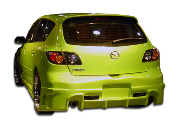 2004-2009 Mazda 3 HB Duraflex Raven Rear Bumper Cover - 1PC - 100567