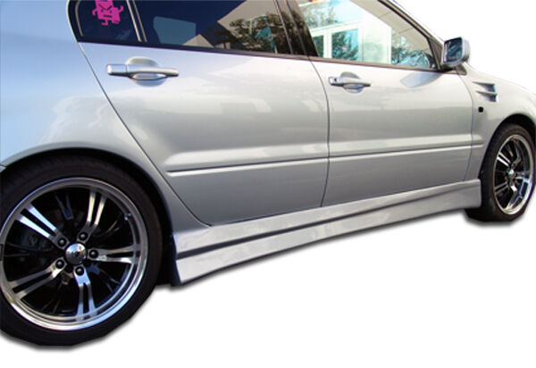 2004-2007 Mitsubishi Lancer Duraflex Walker Side Skirts Rocker Panels - 2PC - 10