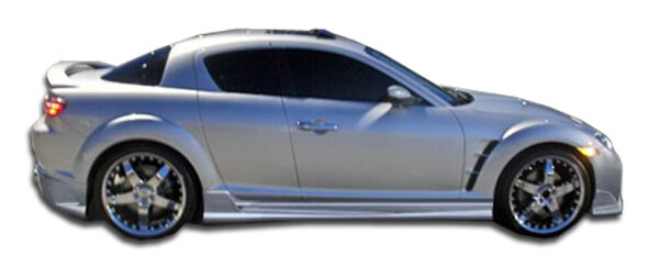 2004-2011 Mazda RX-8 Duraflex Raven Side Skirts Rocker Panels - 2PC - 103215