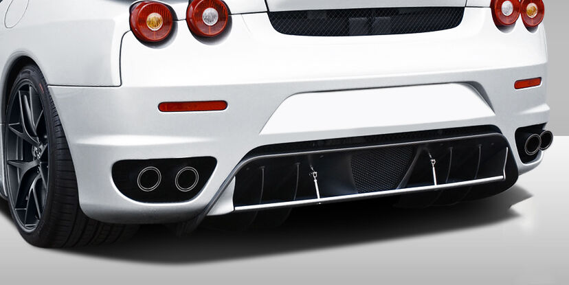 Duraflex Eros Version 1 Style Fiberglass/FRP Rear Bumper Lip/Add On for 2005-2009 Ferrari F430 - 107731