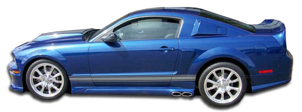 2010 Ford Mustang 2dr CVX Side Skirts in DuraFlex
