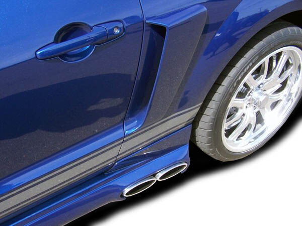 2005-2009 Ford Mustang Duraflex CVX Side Scoop - 2PC - 104922
