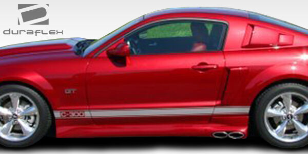 2005-2009 Ford Mustang Duraflex CVX Side Scoop - 2 Piece