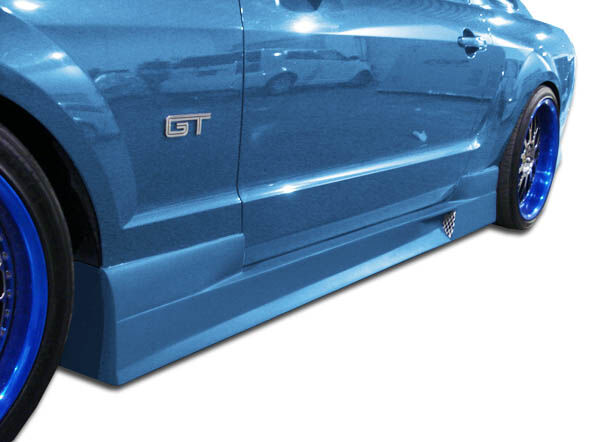 2010 Ford Mustang 2dr GT Concept Side Skirts in DuraFlex