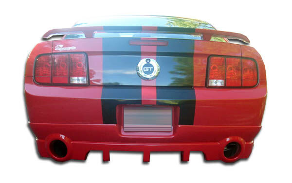 2005-2009 Ford Mustang Duraflex Racer Rear Lip Under Spoiler Air Dam - 1PC - 100