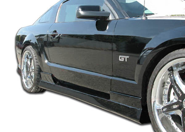 2010 Ford Mustang 2dr Stallion Side Skirts in DuraFlex
