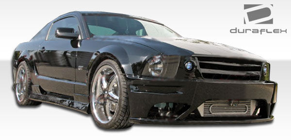 2005-2014 Ford Mustang Duraflex Stallion Side Skirts Rocker Panels - 2 Piece