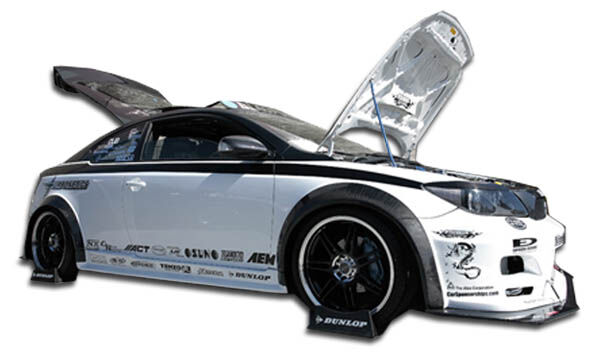 2005-2010 Scion tC Duraflex Touring Wide Body Side Skirts Rocker Panels - 2PC -