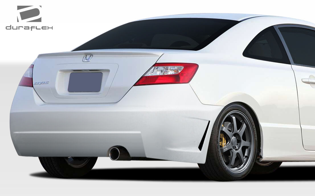 2006-2011 Honda Civic 2DR Duraflex B-2 Rear Bumper Cover - 1 Piece