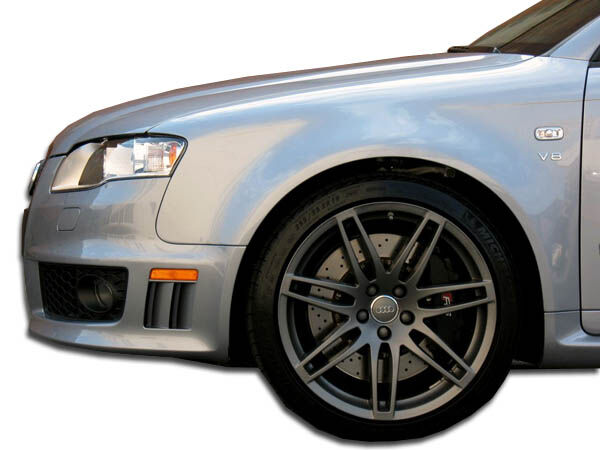 2006-2008 Audi A4 S4 4DR Duraflex RS4 Wide Body Front Fenders - 2PC - 105320