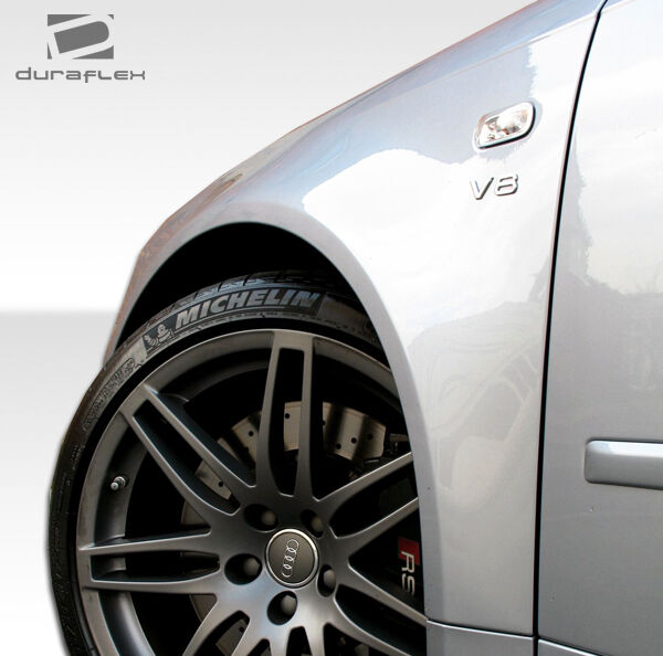 2006-2008 Audi A4 S4 B7 4DR Duraflex RS4 Wide Body Front Fenders - 2 Piece