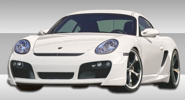 Duraflex Eros Version 1 Style Fiberglass/FRP Side Skirts for 2006-2012 Porsche Cayman - 119539