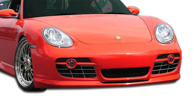 2006-2008 Porsche Cayman Eros Version 2 Front Lip Under Spoiler Air Dam - 1PC -