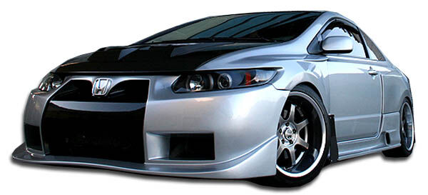 2006-2011 Honda Civic 2DR Duraflex GT500 Wide Body Front Bumper Cover - 1 Piece