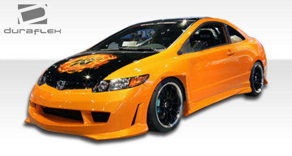 2006-2011 Honda Civic 2DR Duraflex Type M Front Bumper Cover - 1 Piece