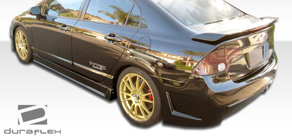 2006-2011 Honda Civic 4DR Duraflex B-2 Rear Bumper Cover - 1 Piece