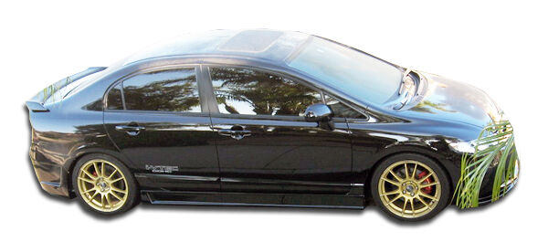 2006-2011 Honda Civic 4DR Duraflex B-2 Side Skirts Rocker Panels - 2PC - 103519