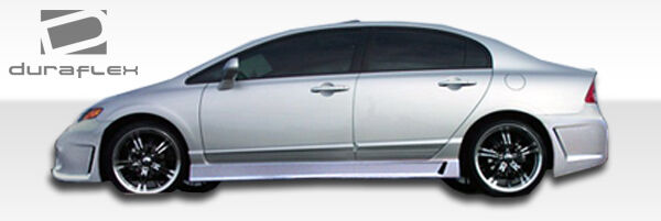 2006-2011 Honda Civic 4DR Duraflex B-2 Side Skirts Rocker Panels - 2 Piece