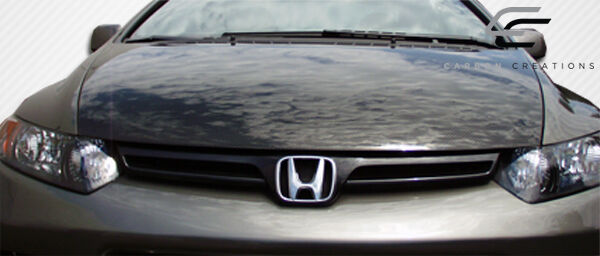 2006-2011 Honda Civic 4DR Carbon Creations OEM Look Hood - 1 Piece