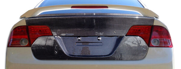 2006-2011 Honda Civic 4DR Carbon Fiber OEM Trunk - 1 Piece - 104750