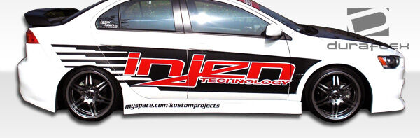 2008-2017 Mitsubishi Lancer Duraflex GT Concept Side Skirts Rocker Panels - 2 Piece