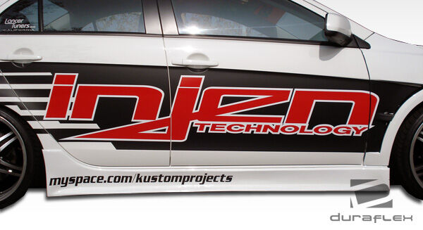 2008-2017 Mitsubishi Lancer Duraflex GT Concept Side Skirts Rocker Panels - 2 Piece