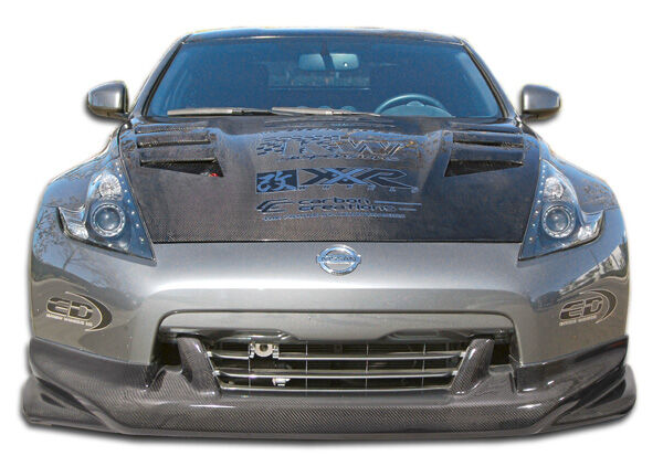 2009-2012 Nissan 370Z Carbon Fiber N-1 Front Lip Under Spoiler Air Dam - 1 Piece