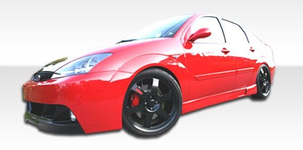 2000-2007 Ford Focus Duraflex Pro-DTM Side Skirts Rocker Panels - 2PC - 100045