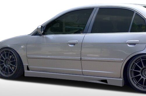 2001-2005 Honda Civic 4DR Duraflex R34 Side Skirts Rocker Panels - 2PC - 100246