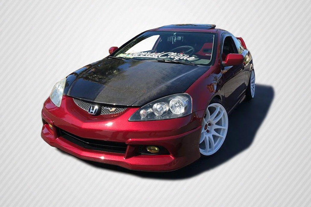 2002-2006 Acura RSX Carbon Fiber OEM Hood - 1 Piece - 100384