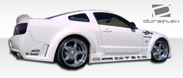 2005-2009 Ford Mustang Duraflex Circuit Wide Body Rear Fender Flares - 2 Piece