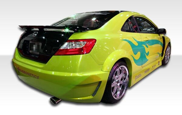 Duraflex Circuit Style Fiberglass/FRP Fender Flares for 2006-2011 Honda Civic 2DR. - 100679