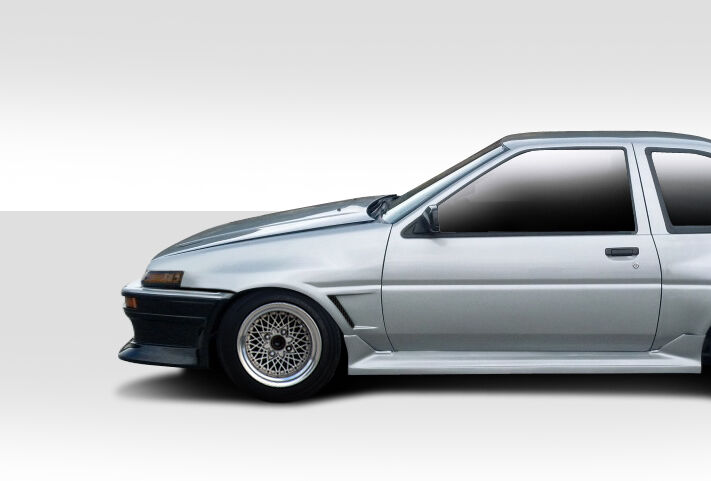 1984-1987 Toyota Corolla Duraflex D-1 Sport Front Fenders - 2PC - 100697