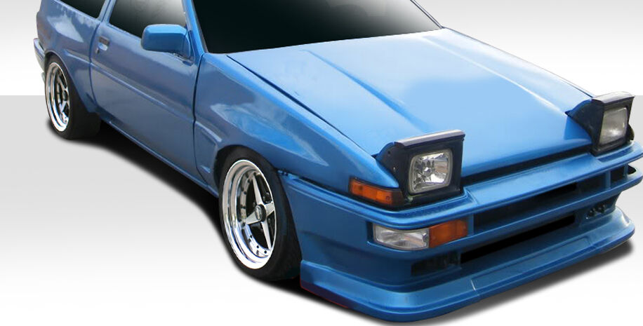 1984-1987 Toyota Corolla Duraflex D-1 Sport Front Fenders - 2 Piece