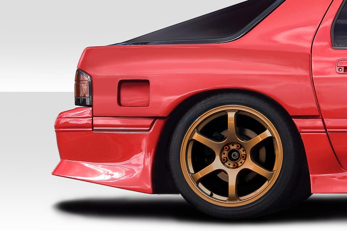 1986-1991 Mazda RX-7 Duraflex M-1 Sport Rear Fender Flares - 2PC - 100729