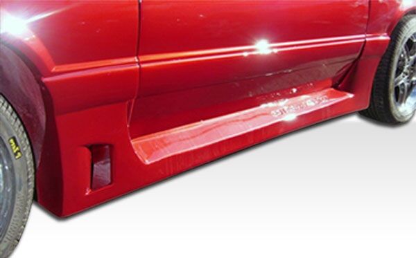 1979-1993 Ford Mustang Duraflex GTX Side Skirts Rocker Panels - 2PC - 100745