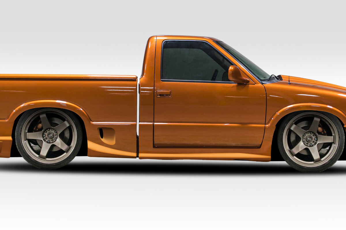 1994-2004 Chevy S-10 Sonoma Standard / Step Side Duraflex Drifter Side Skirts Ro